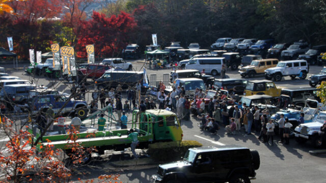 ジープスタイルの取材風景@JJオータムフェス