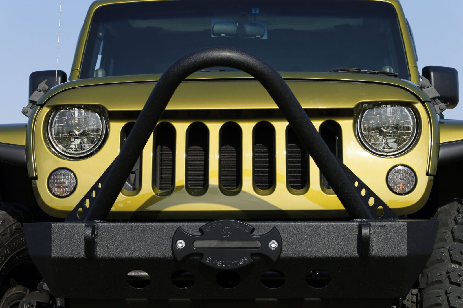 JK WRANGLER TOP RANKAZ ABS製のBADフェイスグリルもオリジナル品。