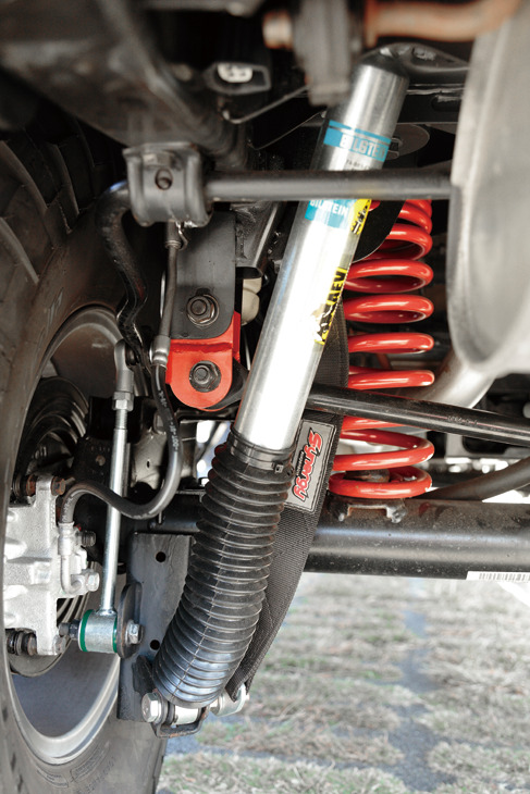JK WRANGLER UNLIMITED RUBICON RINEI ビルシュタインへのショック交換でパフォーマンスアップ。