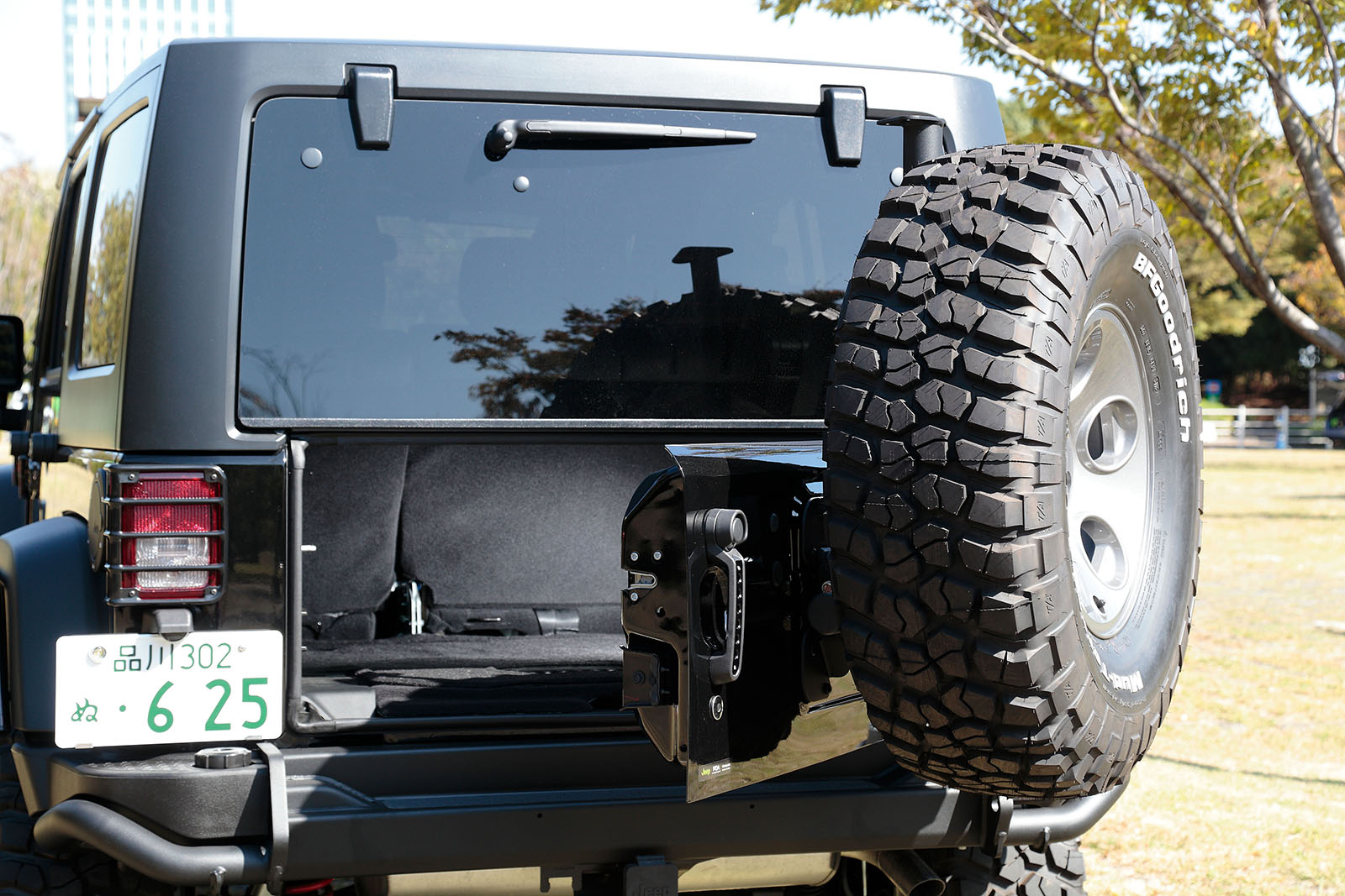 JK WRANGLER UNLIMITED RUBICON RINEI ナンバー移動キットはUSタイプを採用。