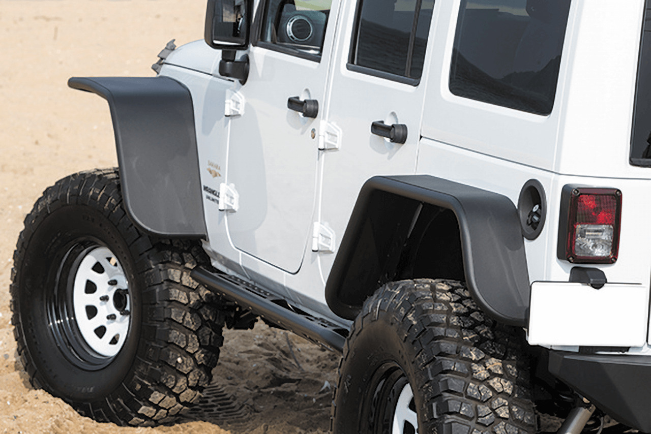 ハイフェンダーが走りの気分を高揚させるウォリアープロダクツのチューブフェンダー。JK WRANGLER UNLIMITED / SCT-XWD