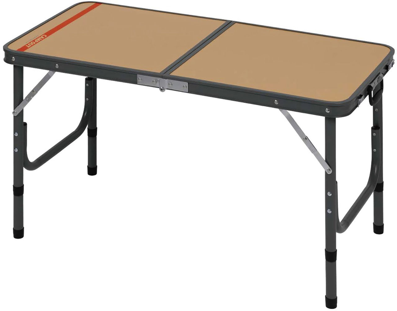アルミフォーウェイテーブル 90×45cm
（タン×ダークグレー）
■価格：¥9,020（税込）
