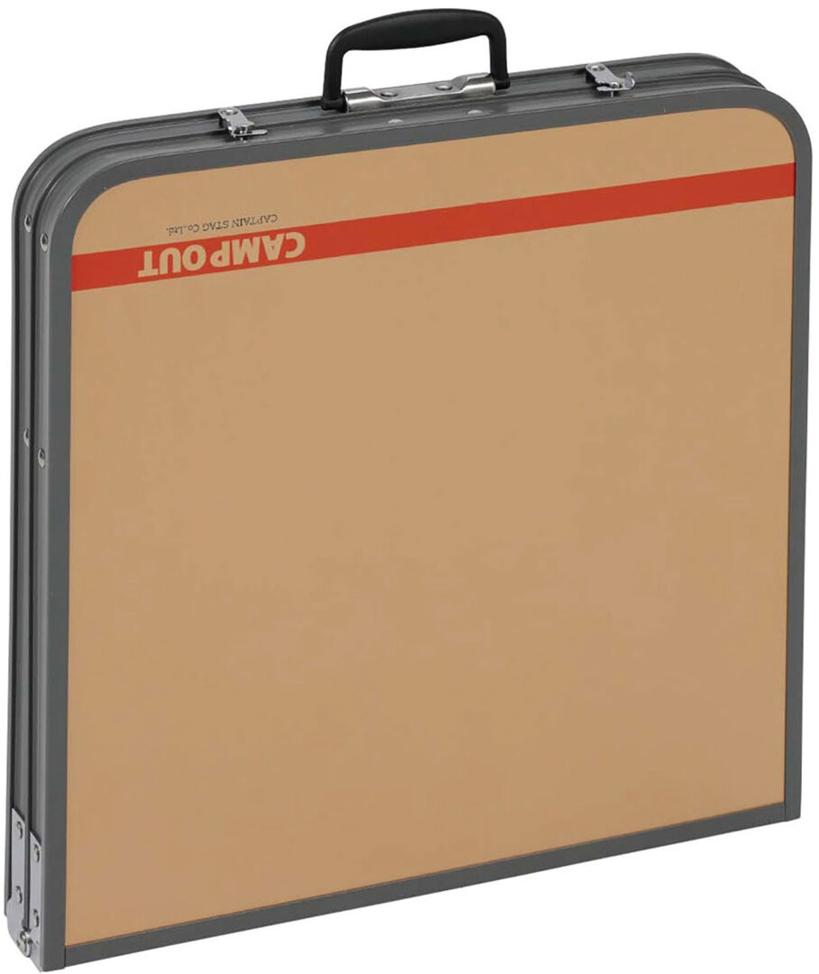 アルミフォーウェイテーブル 90×45cm
（タン×ダークグレー）
■価格：¥9,020（税込）