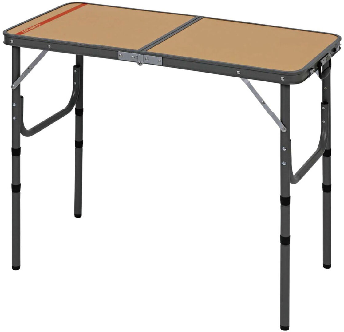 アルミフォーウェイテーブル 90×45cm
（タン×ダークグレー）
■価格：¥9,020（税込）