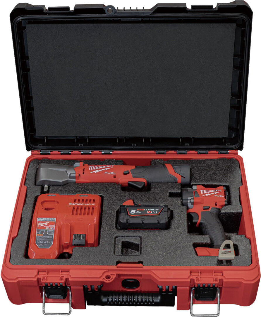 M18 FUEL™ パワーパック
(3/8インチ339Nmインパクトレンチ、
1/2インチ300Nmアングルインパクトレンチ)
■価格:¥93,280(税込)