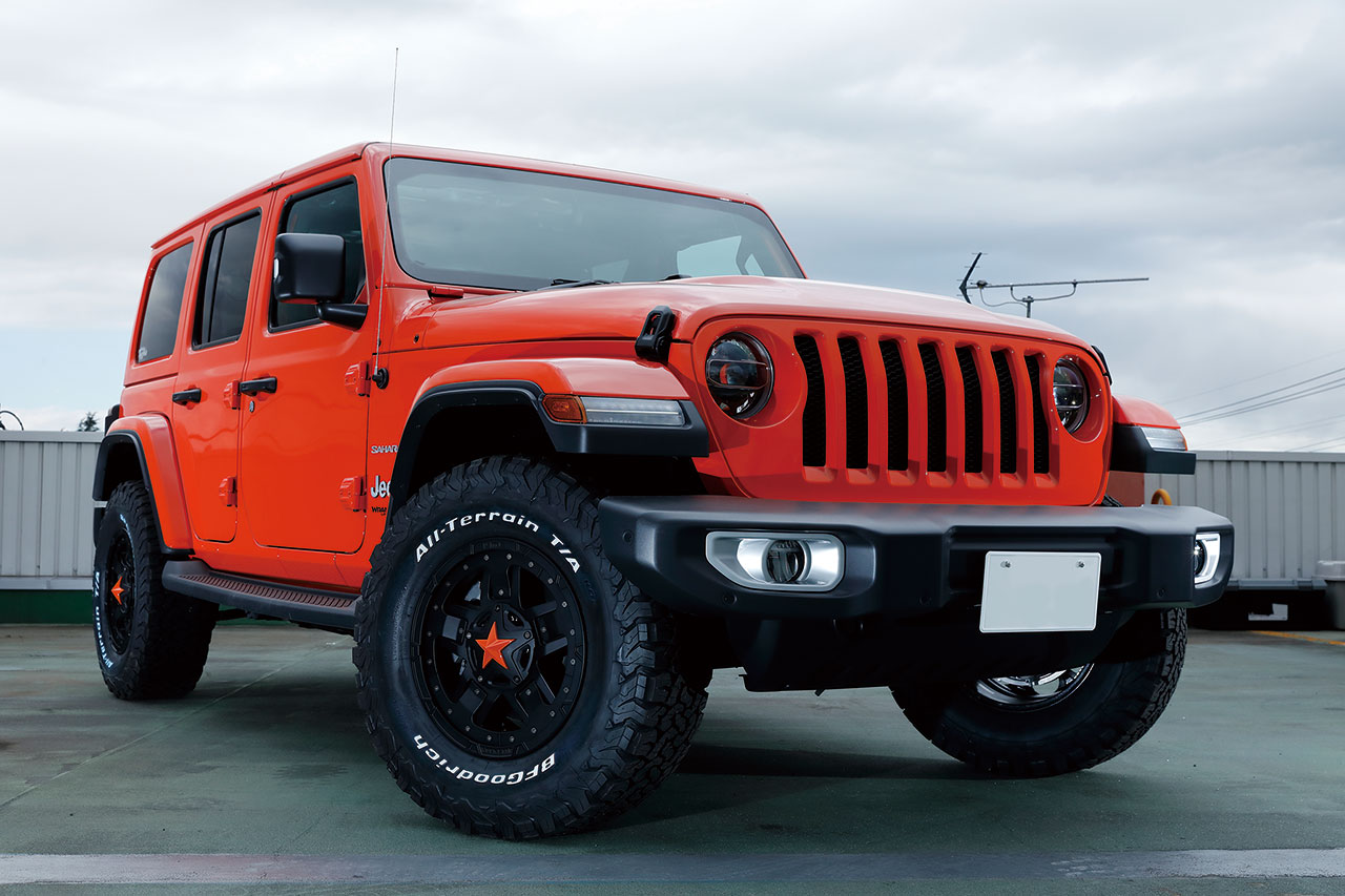 撮影車装着ホイール:XD827 ROCKSTAR3 17x8.0 5x114.3/5x127 +35 マットブラック ■定価:¥65,000
撮影車装着タイヤ:BFG A/T KO2 285/70R17