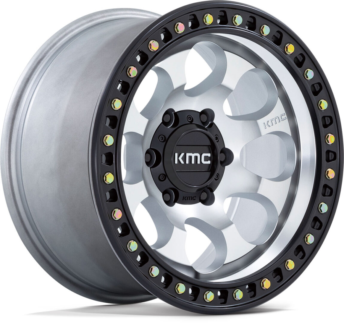 KMC KM550DB RIOT SBL MACHINED w / SATIN BLACK LIP
